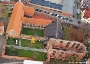 Luftaufnahme des Johanniskloster (2019), im Bild unten links die Mauer, die jetzt statisch gesichert wird
